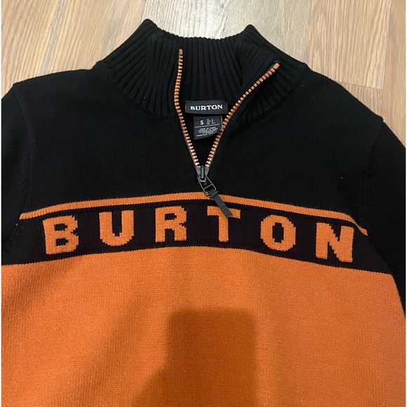 Women's Burton Larosa Sweater Black/Penny Size S - Picture 3 of 6